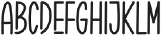 Minimalist Design Regular ttf (400) Font UPPERCASE