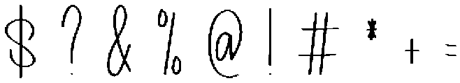 Minimalist Handmade Regular otf (400) Font OTHER CHARS