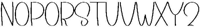 Minimalist Handmade Regular otf (400) Font UPPERCASE
