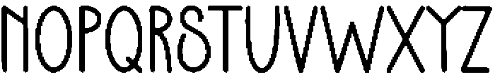 Minimalist Handmade Regular otf (400) Font UPPERCASE