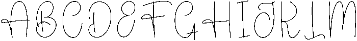Minimalist Handmade Regular otf (400) Font UPPERCASE