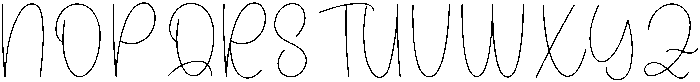 Minimalist Handmade Regular otf (400) Font UPPERCASE