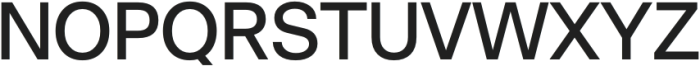 Minimalist Medium otf (500) Font UPPERCASE
