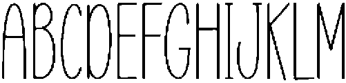 Minimalist Regular otf (400) Font UPPERCASE