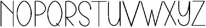 Minimalist Regular otf (400) Font UPPERCASE