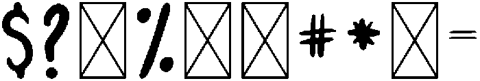 Minimalist Regular otf (400) Font OTHER CHARS