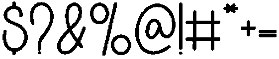 Minimalist Valentine Regular otf (400) Font OTHER CHARS