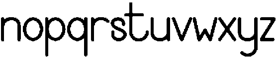 Minimalist Valentine Regular otf (400) Font LOWERCASE