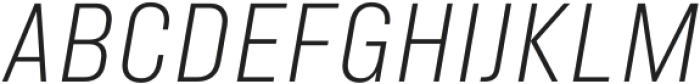 Minimalized Light It otf (300) Font UPPERCASE