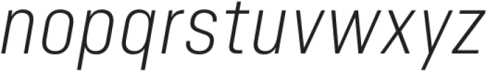 Minimalized Light It otf (300) Font LOWERCASE
