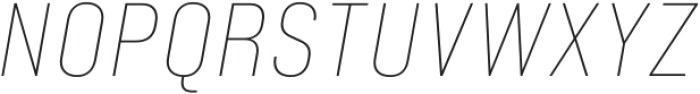 Minimalized Thin It otf (100) Font UPPERCASE