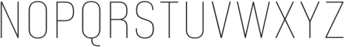 Minimalized Thin otf (100) Font UPPERCASE