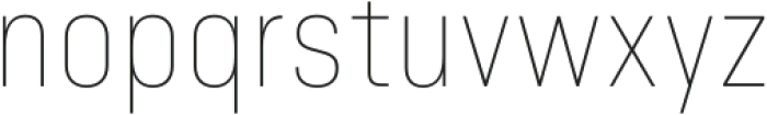 Minimalized Thin otf (100) Font LOWERCASE