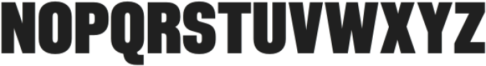 Minimalized XBold otf (700) Font UPPERCASE