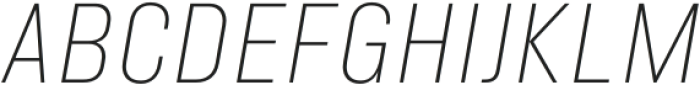 Minimalized XLight It otf (300) Font UPPERCASE