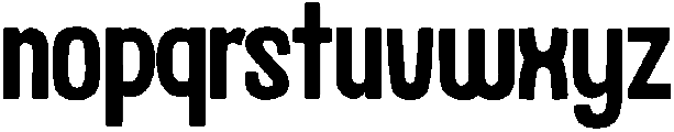Minimo Regular otf (400) Font LOWERCASE
