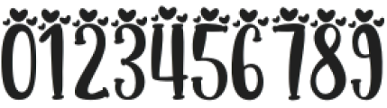 Minnie Heart Heart Beats otf (400) Font OTHER CHARS