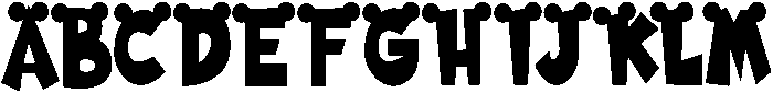 Minnie otf (400) Font UPPERCASE