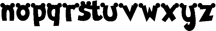 Minnie otf (400) Font LOWERCASE