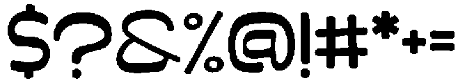 Minow Knock Regular otf (400) Font OTHER CHARS