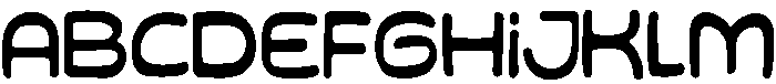 Minow Knock Regular otf (400) Font UPPERCASE