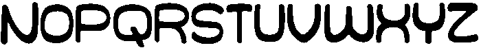 Minow Knock Regular otf (400) Font UPPERCASE
