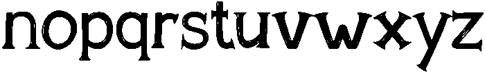 Mint Regular otf (400) Font LOWERCASE