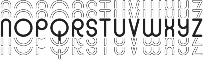 Mint Round - Stacked otf (400) Font LOWERCASE