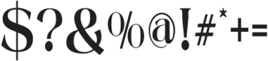 Mintely Bold Con otf (700) Font OTHER CHARS