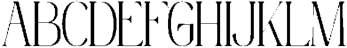 Mintely Condensed Extra Light otf (200) Font UPPERCASE
