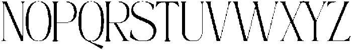 Mintely Condensed Extra Light otf (200) Font UPPERCASE
