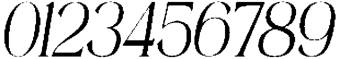Mintely Condensed Italic Light otf (300) Font OTHER CHARS