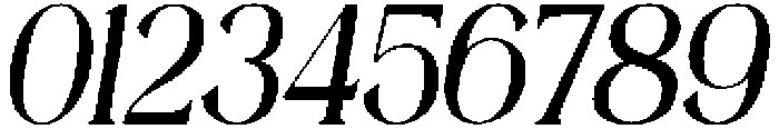 Mintely Condensed Italic Semi Bold otf (600) Font OTHER CHARS