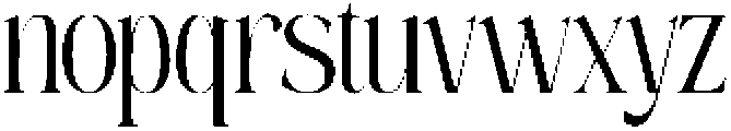 Mintely Condensed Light otf (300) Font LOWERCASE
