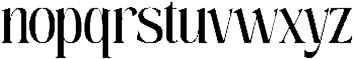 Mintely Condensed Medium otf (500) Font LOWERCASE