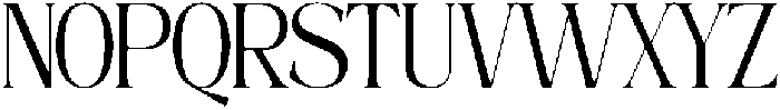 Mintely Condensed Regular otf (400) Font UPPERCASE