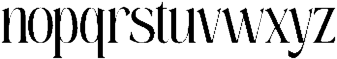 Mintely Condensed Regular otf (400) Font LOWERCASE