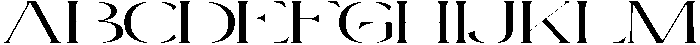 Mintely Expanded Extra Light otf (200) Font UPPERCASE