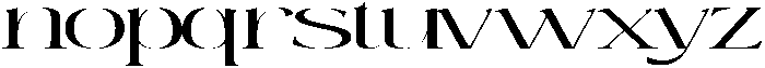 Mintely Expanded Extra Light otf (200) Font LOWERCASE