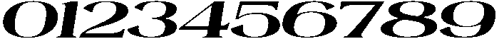 Mintely Expanded Italic Extra Bold otf (700) Font OTHER CHARS