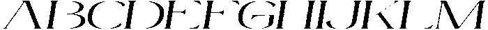 Mintely Expanded Italic Extra Light otf (200) Font UPPERCASE