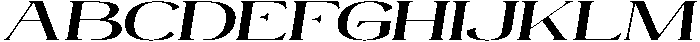 Mintely Expanded Italic Medium otf (500) Font UPPERCASE