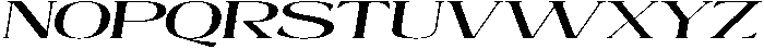 Mintely Expanded Italic Medium otf (500) Font UPPERCASE
