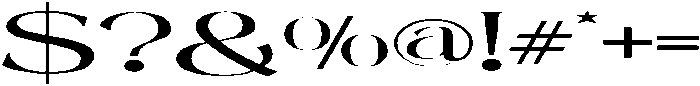 Mintely Expanded Regular otf (400) Font OTHER CHARS