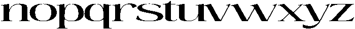 Mintely Expanded Regular otf (400) Font LOWERCASE