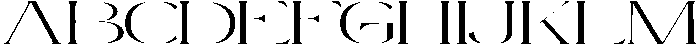 Mintely Expanded Thin otf (100) Font UPPERCASE