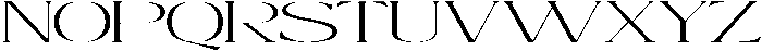 Mintely Expanded Thin otf (100) Font UPPERCASE