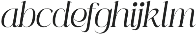 Mintely Extra Light Italic otf (200) Font LOWERCASE