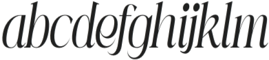 Mintely Light Italic Con otf (300) Font LOWERCASE