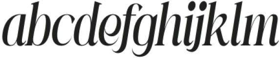 Mintely Medium Italic Con otf (500) Font LOWERCASE